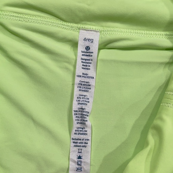 Lululemon Size 4 Reg skorts - Picture 7 of 9